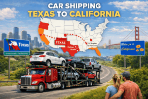 Car Shipping Texas to California