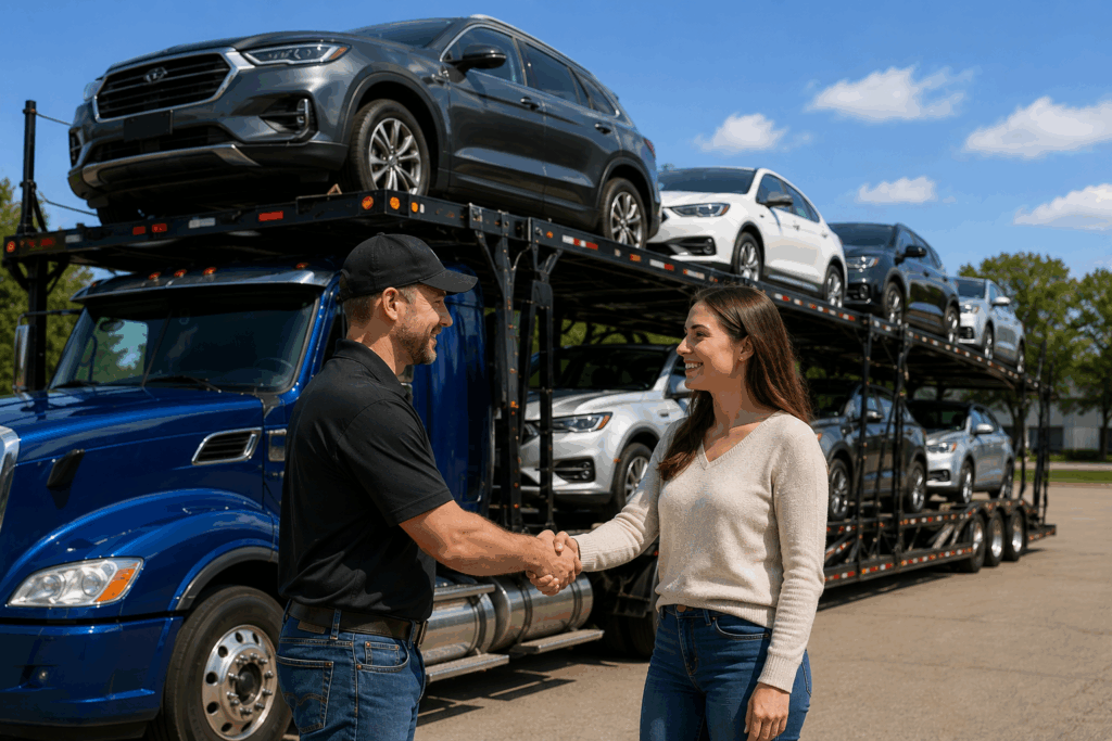 Preparing a car for shipping before auto transport pickup