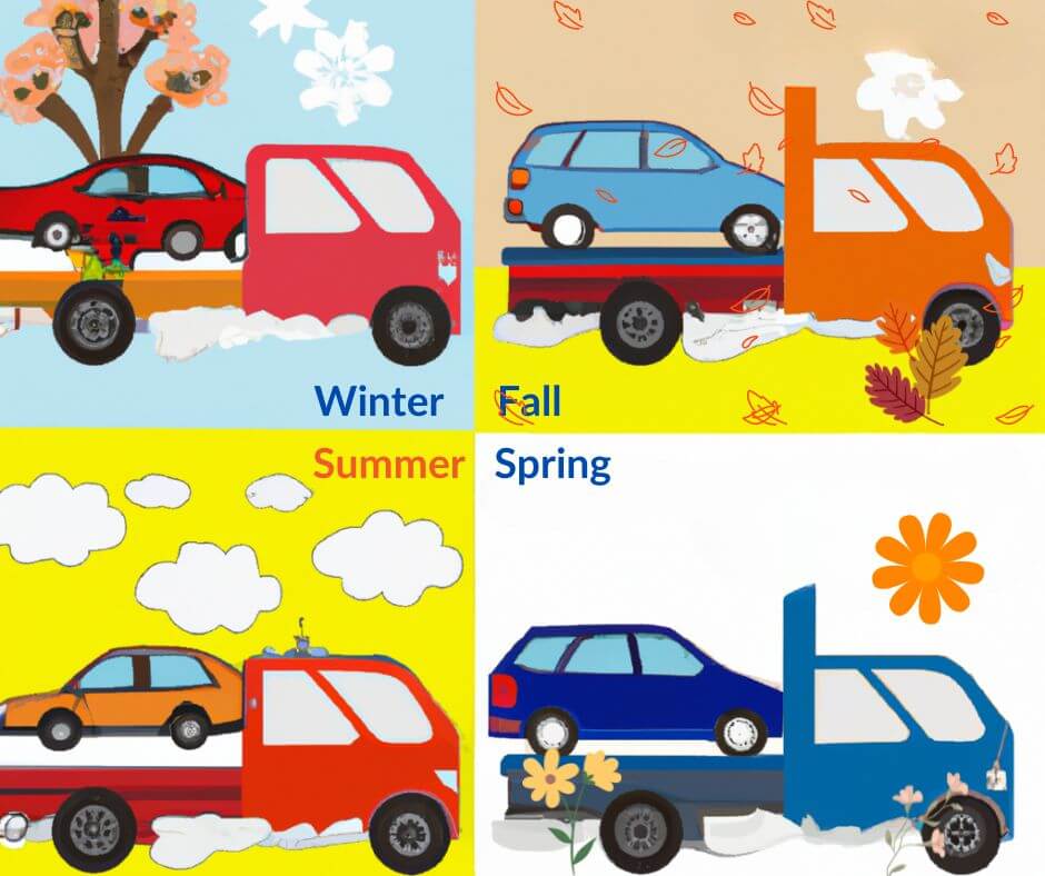 Iowa to Florida Car Shipping with seasonal vehicle transport