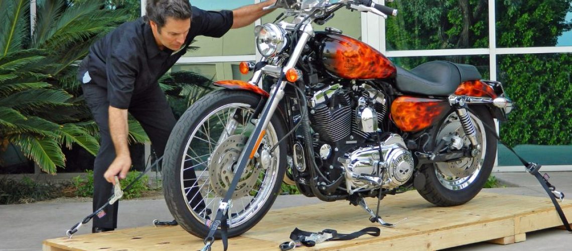 Motorcycle Transported