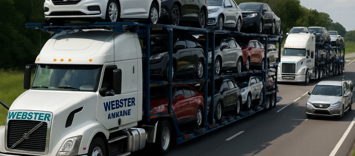 Webster Hauling ensures safe car transport with reliable service